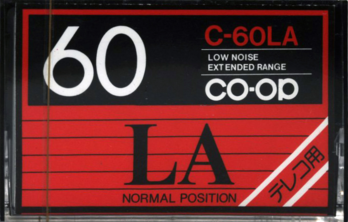 Compact Cassette CO-OP LA 60 Type I Normal 1979 Japan