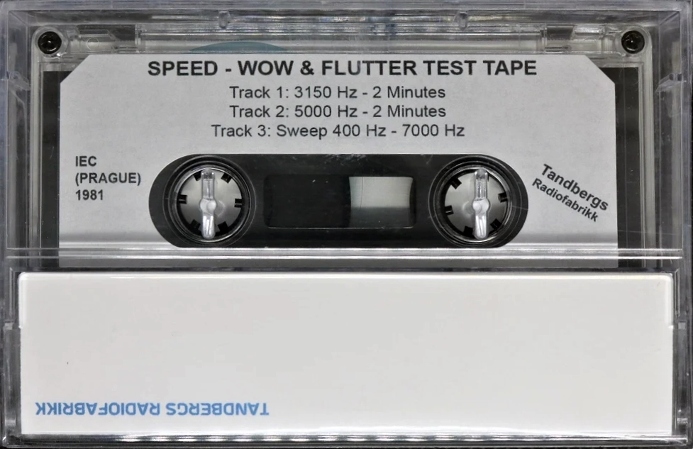 Compact Cassette Tandberg Test Cassette 1981 Europe