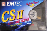 Compact Cassette Emtec CS II Chrome Super 90 Type II Chrome 2002 Europe