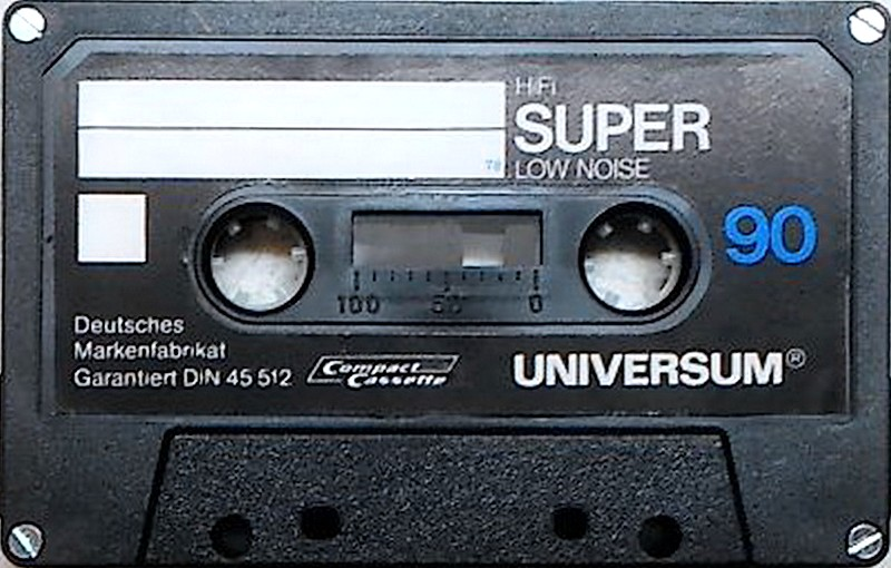Compact Cassette Universum Super 90 Type I Normal 1979 Europe