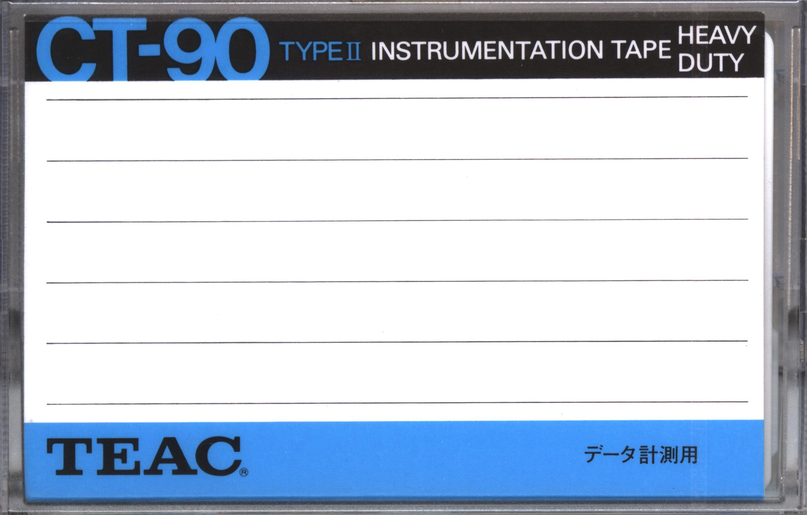 Compact Cassette Teac CT 90 "CT-90" Computer Cassette 1991 Japan