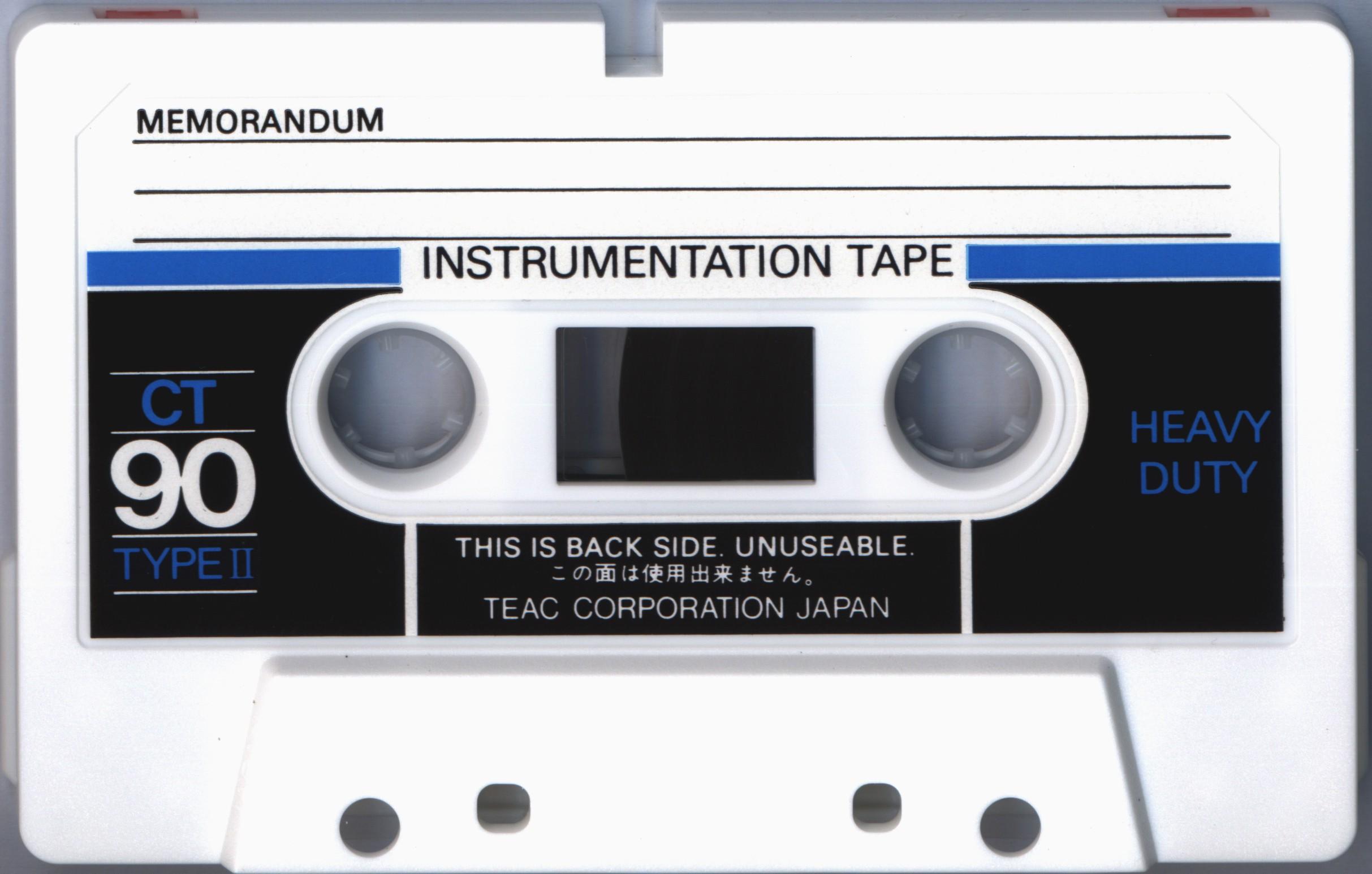 Compact Cassette Teac CT 90 "CT-90" Computer Cassette 1991 Japan