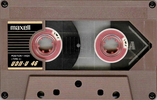 Compact Cassette Maxell UDII-U 46 Type II Chrome 1985 Japan