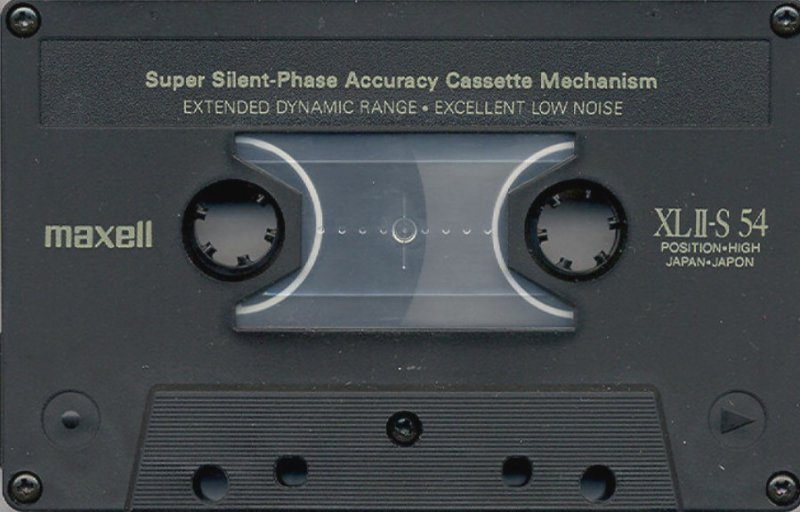 Compact Cassette Maxell XLII-S 54 Type II Chrome 1988 Japan