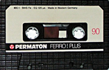 Compact Cassette Permaton Ferro I Plus 90 Type I Normal 1980 Germany