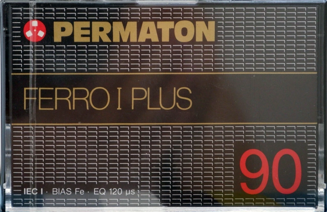 Compact Cassette Permaton Ferro I Plus 90 Type I Normal 1980 Europe