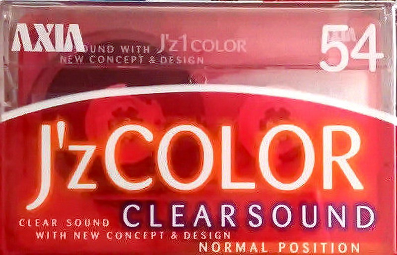 Compact Cassette AXIA J`z 1 Color 54 "JZ1J 54" Type I Normal 2002 Japan