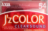 Compact Cassette AXIA J`z 1 Color 54 "JZ1J 54" Type I Normal 2002 Japan