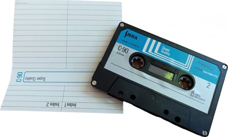 Compact Cassette Siera Super Quality 90 Type I Normal 1975 Europe