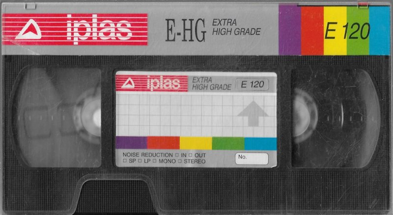 VHS, Video Home System Iplas 120 Type I Normal East Europe