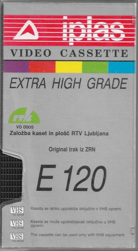 VHS, Video Home System Iplas 120 Type I Normal East Europe