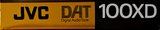 Digital Audio Tape JVC 100 "R-100XDA" Type IV Metal 1990 North America