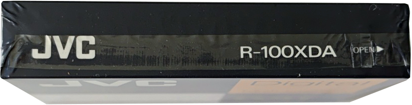 Digital Audio Tape JVC 100 "R-100XDA" Type IV Metal 1990 North America