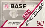 5 pack BASF Chrome Standard II 90 Type II Chrome 1991 Europe