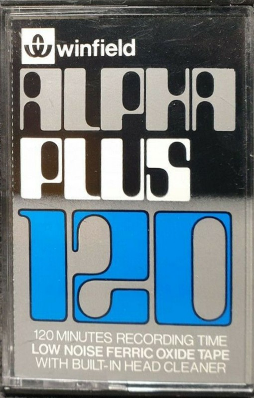 Compact Cassette Winfield Alpha Plus 120 Type I Normal 1978 UK