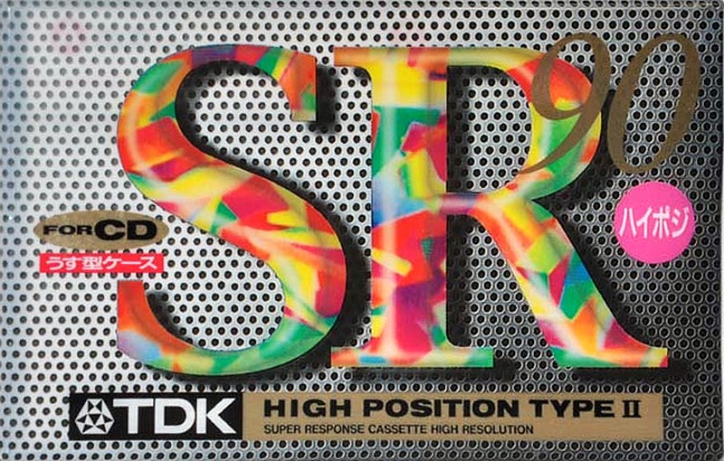Compact Cassette TDK SR 90 "SR-90F" Type II Chrome 1994 Japan