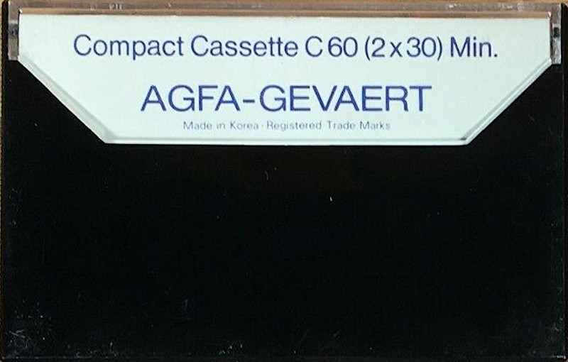 Compact Cassette AGFA High Energy 60 Type I Normal 1975 South Korea
