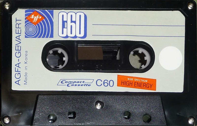 Compact Cassette AGFA High Energy 60 Type I Normal 1975 South Korea