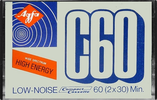 Compact Cassette AGFA High Energy 60 Type I Normal 1975 South Korea
