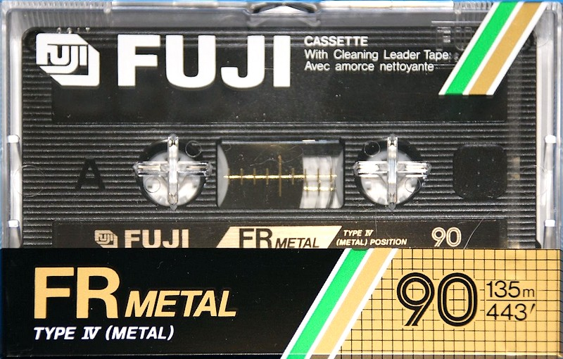 Compact Cassette Fuji FR Metal 90 Type IV Metal 1988 North America