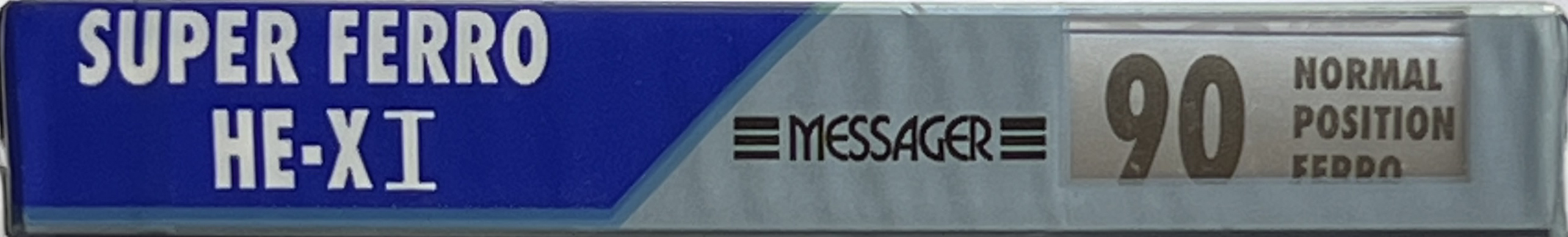 Compact Cassette Messager HE-XI 90 Type I Normal 1994 France