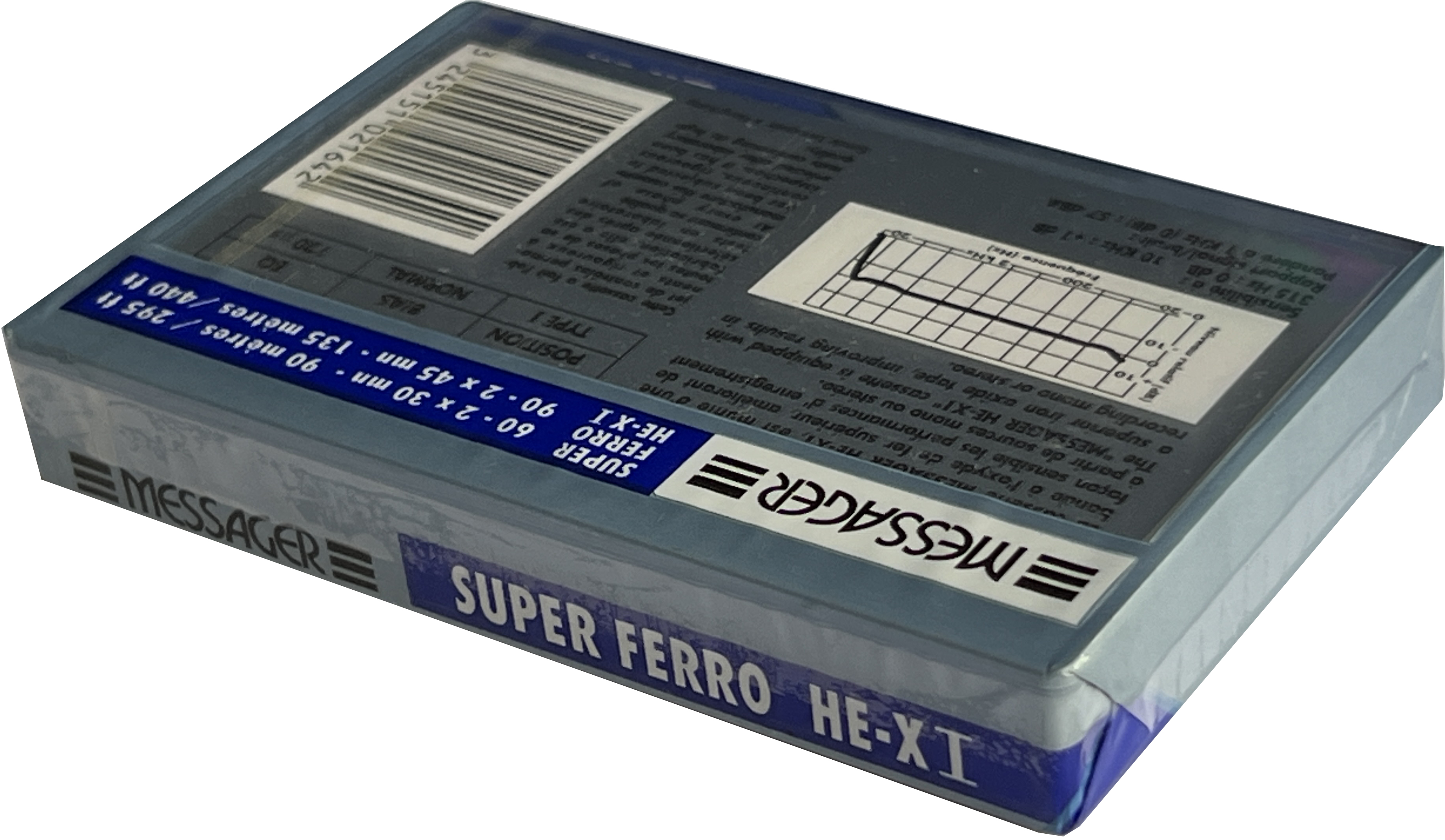 Compact Cassette Messager HE-XI 90 Type I Normal 1994 France