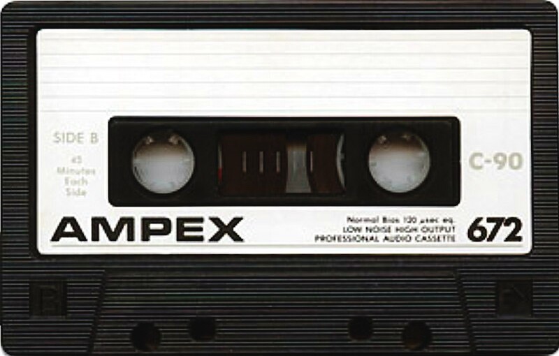 Compact Cassette Ampex 672 90 Type I Normal 1985 USA