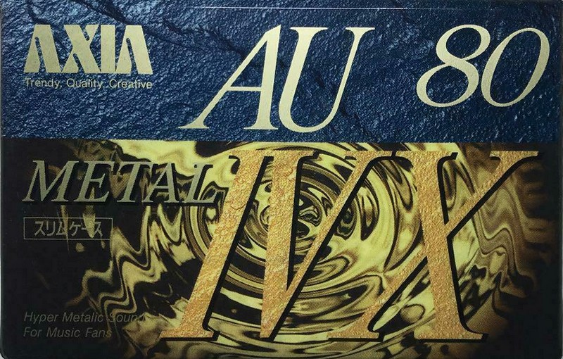 Compact Cassette AXIA AU-IVx 80 "AU4X A 80" Type IV Metal 1993 Japan