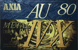 Compact Cassette AXIA AU-IVx 80 "AU4X A 80" Type IV Metal 1993 Japan
