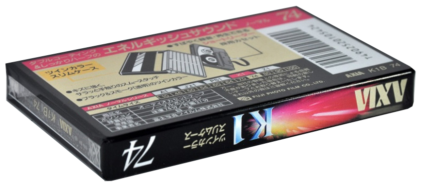 Compact Cassette AXIA K1 74 "K1B 74" Type I Normal 1995 Japan
