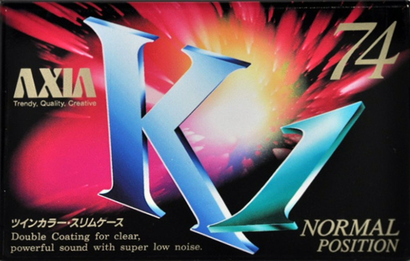 Compact Cassette AXIA K1 74 "K1B 74" Type I Normal 1995 Japan