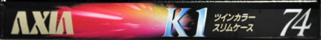 Compact Cassette AXIA K1 74 "K1B 74" Type I Normal 1995 Japan