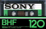 Compact Cassette Sony BHF 120 Type I Normal 1978 North America