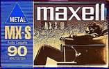 Compact Cassette Maxell MX-S 90 Type IV Metal 1998 North America