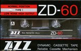 Compact Cassette ZZZ ZD 60 Type I Normal 1988 Worldwide