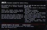 Compact Cassette ZZZ ZD 60 Type I Normal 1988 Worldwide