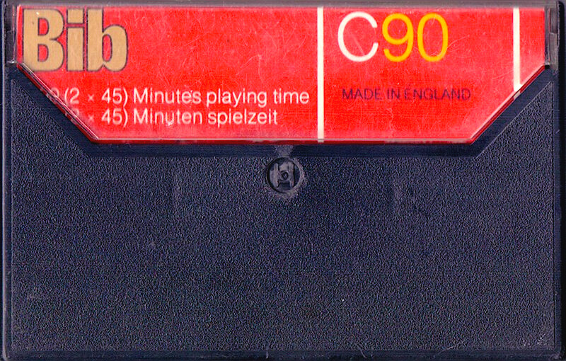 Compact Cassette Bib 90 Type I Normal 1973 Europe