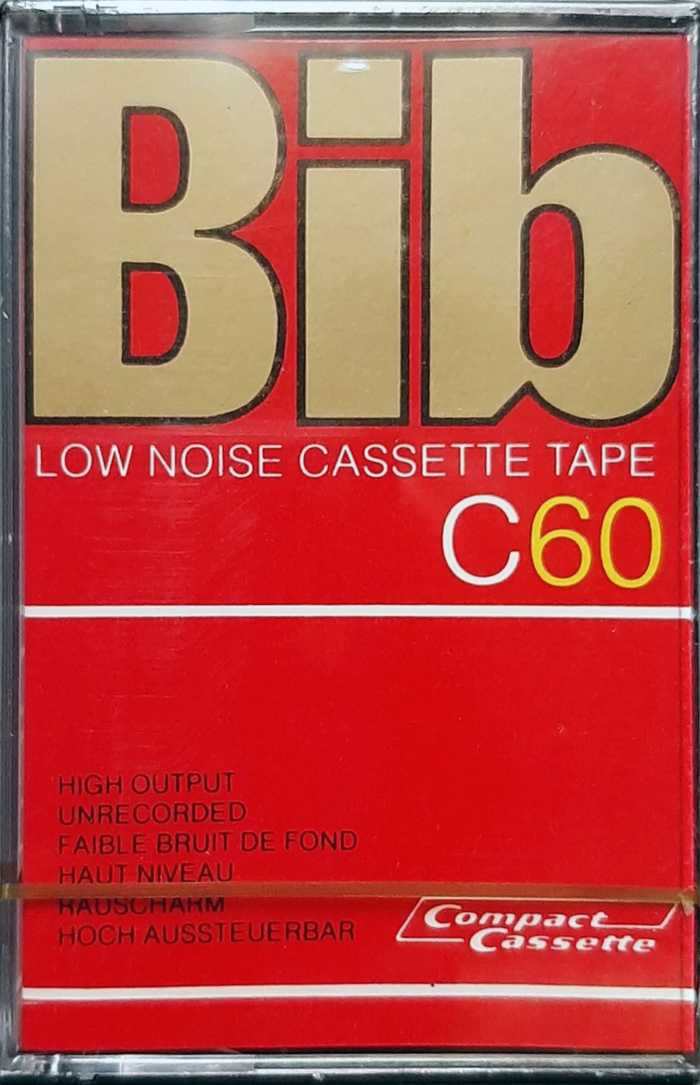 Compact Cassette Bib 90 Type I Normal 1973 Europe
