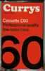 Compact Cassette Currys Professional 60 Type I Normal 1974 UK