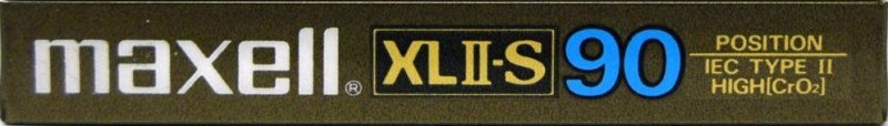 Compact Cassette Maxell XLII-S 90 Type II Chrome 1985 Europe