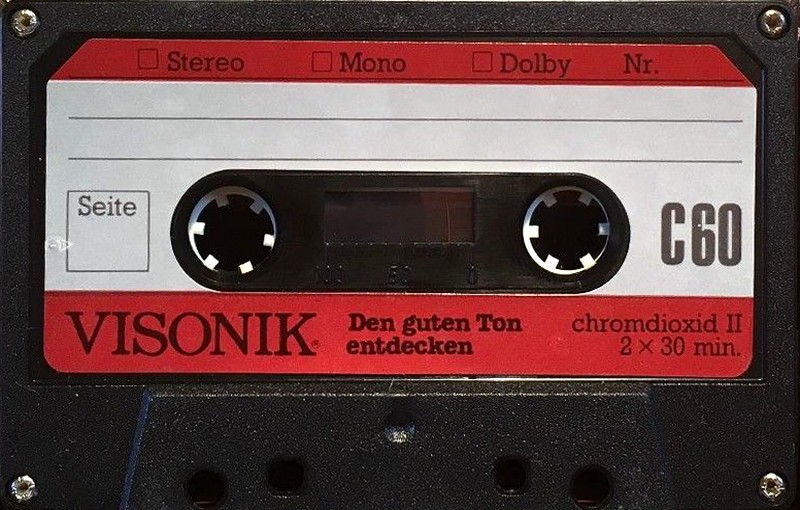 Compact Cassette Visonik 60 Type II Chrome Germany