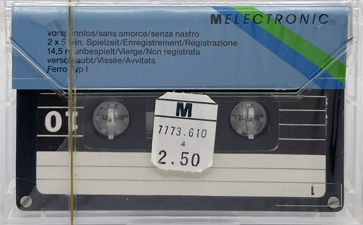 Compact Cassette Melectronic 10 "Homecomputer" Computer Cassette Switzerland