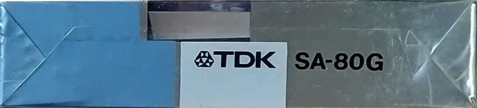 Compact Cassette TDK SA 80 "SA-80G" Type II Chrome 1988 Japan