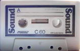 Compact Cassette Sound 60 Type I Normal Hong Kong