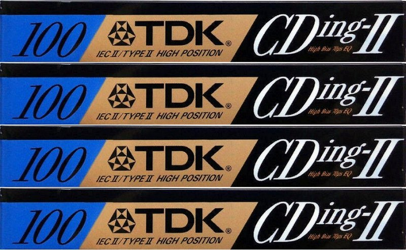 Compact Cassette: TDK  - CDing-II 100