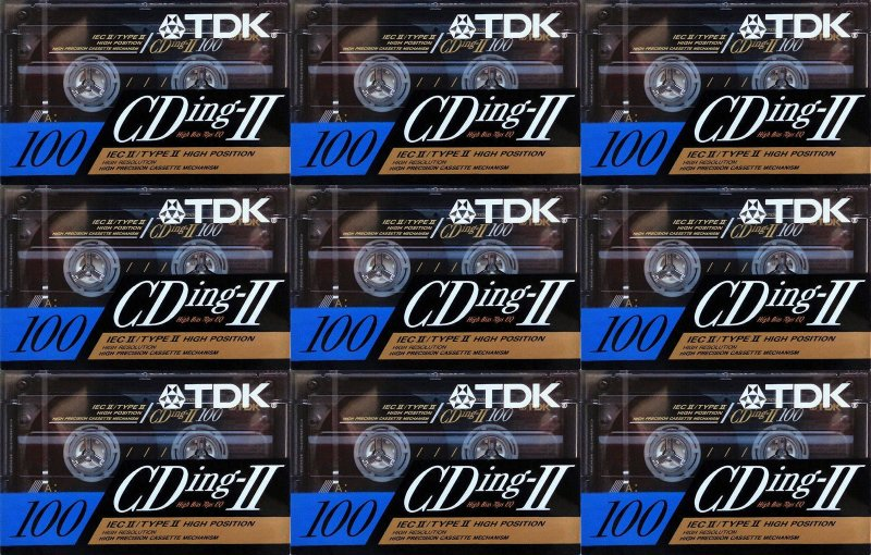 Compact Cassette: TDK  - CDing-II 100