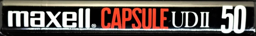 Compact Cassette Maxell Capsule II 50 "UDII" Type II Chrome 1991 North America