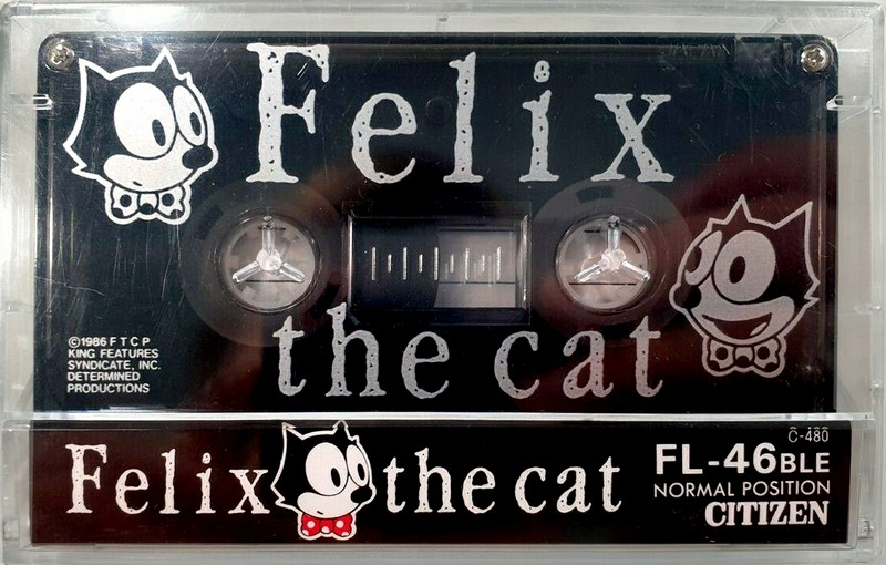 Compact Cassette Citizen Felix The Cat 46 "FL-46BLE" Type I Normal 1986 Japan
