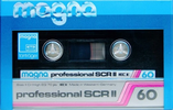 Compact Cassette Magna Professional SCR-II 60 Type II Chrome 1987 Europe