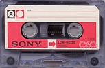 Compact Cassette Sony 60 Type I Normal 1972 Japan